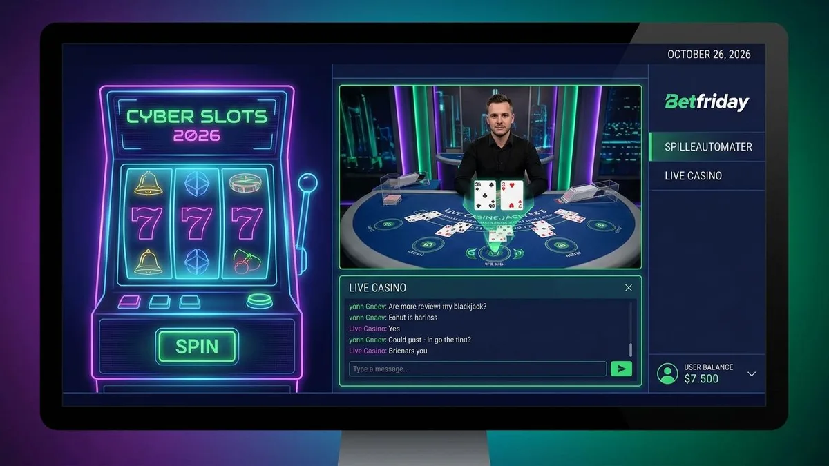 Casinospill hos Betfriday